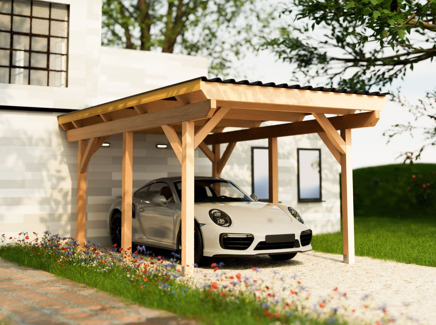 Carport Komplett - Bausatz - ATBULL