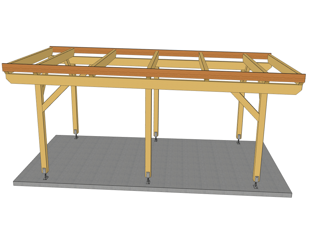 Carport Komplett - Bausatz - ATBULL