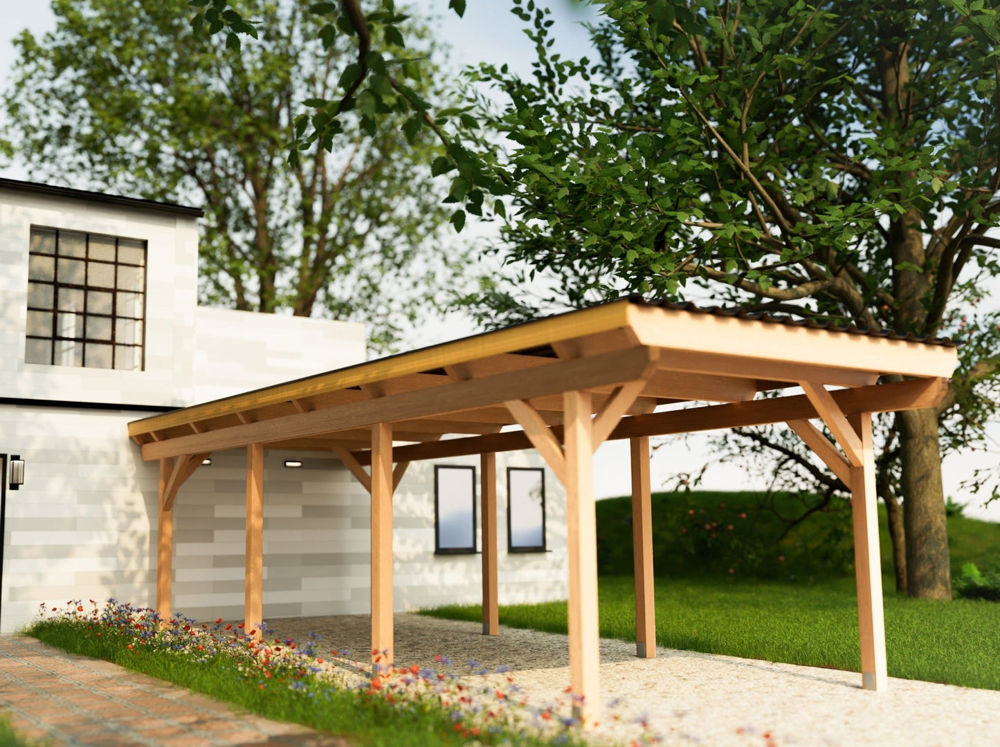 Carport Komplett - Bausatz - ATBULL