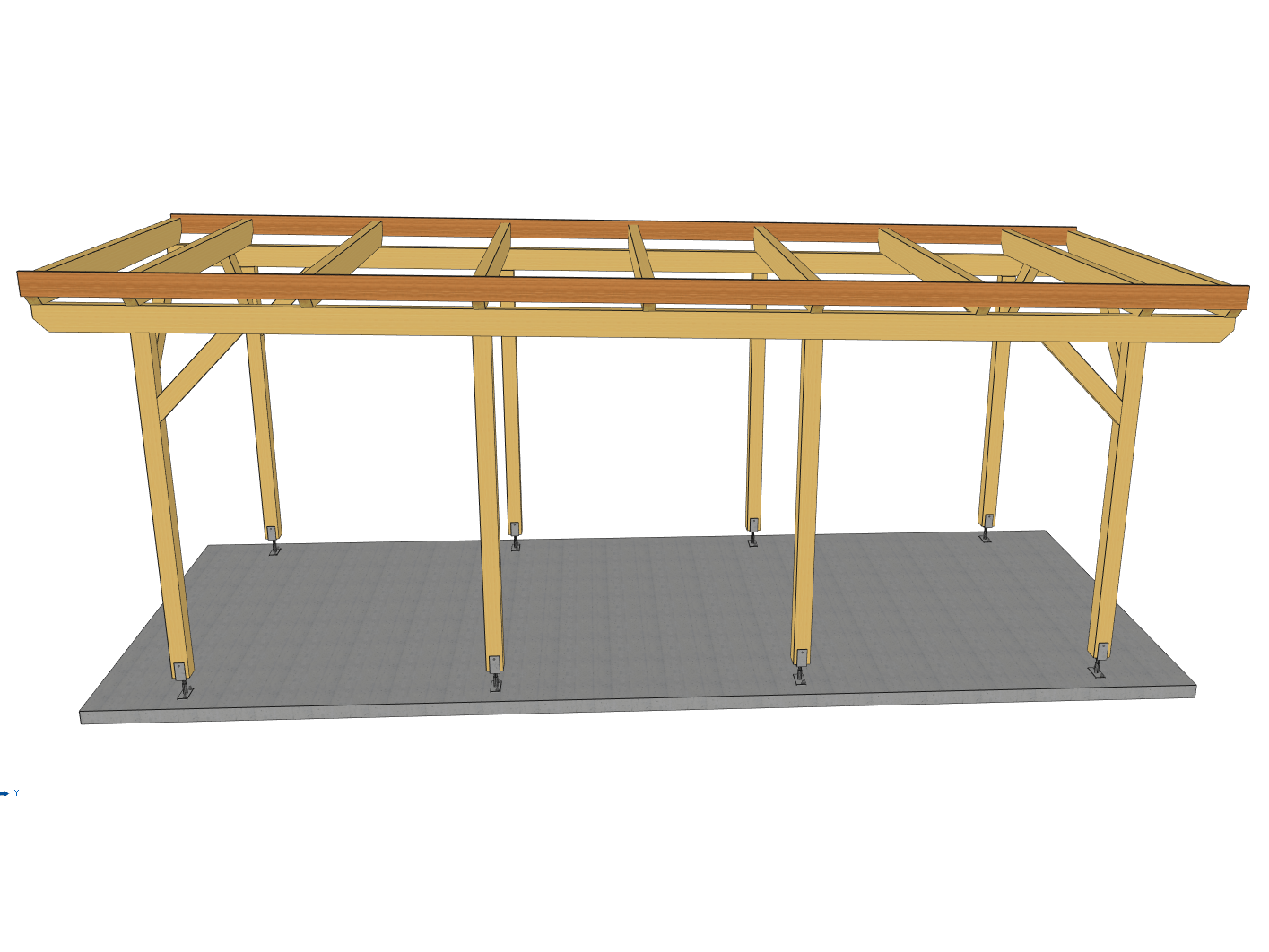 Carport Komplett - Bausatz - ATBULL
