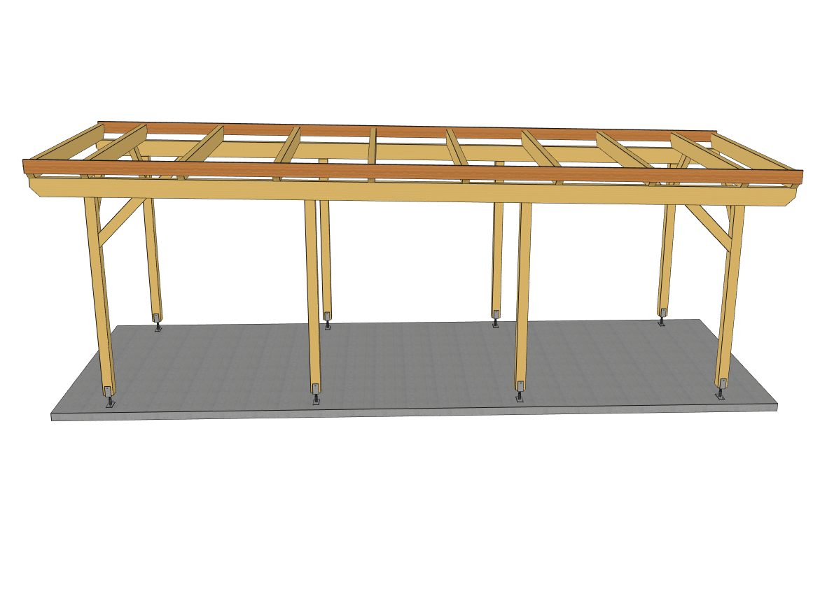 Carport Komplett - Bausatz - ATBULL