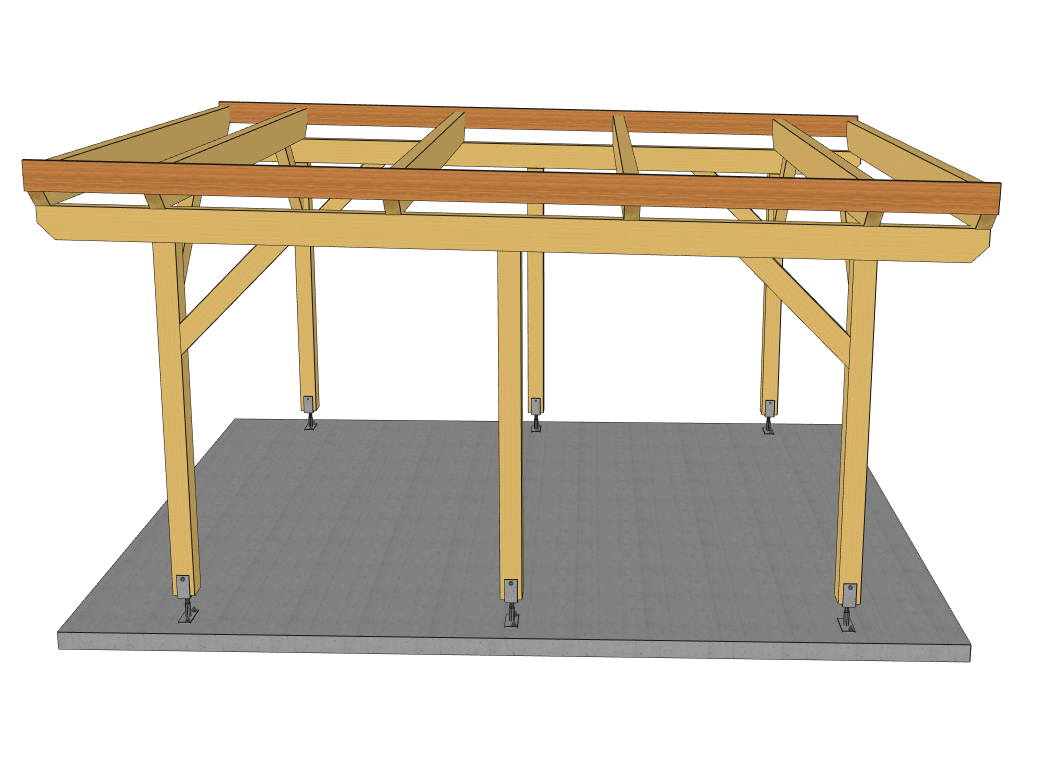 Carport Komplett - Bausatz - ATBULL