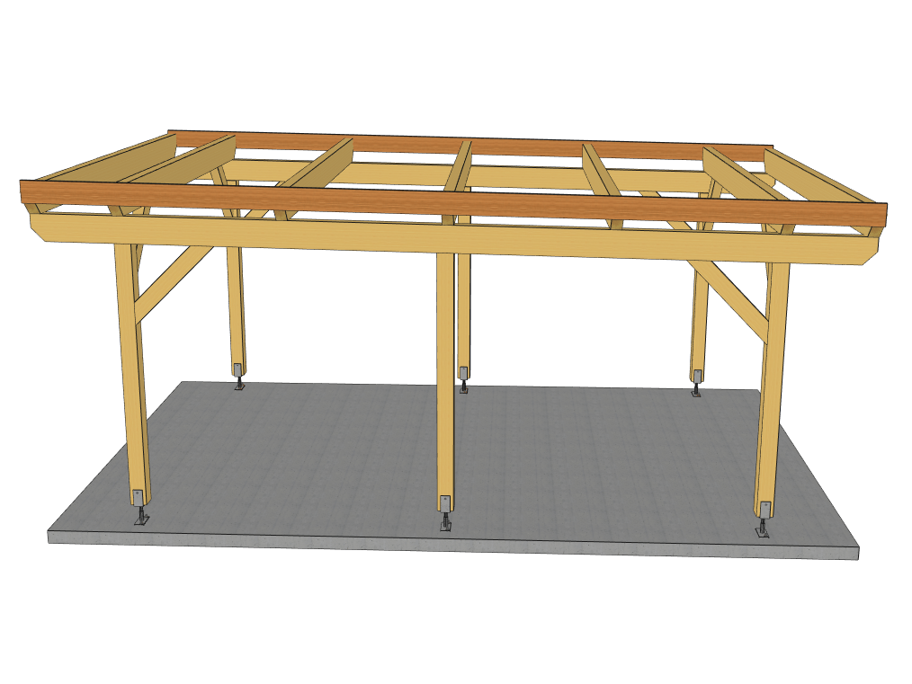 Carport Komplett - Bausatz - ATBULL