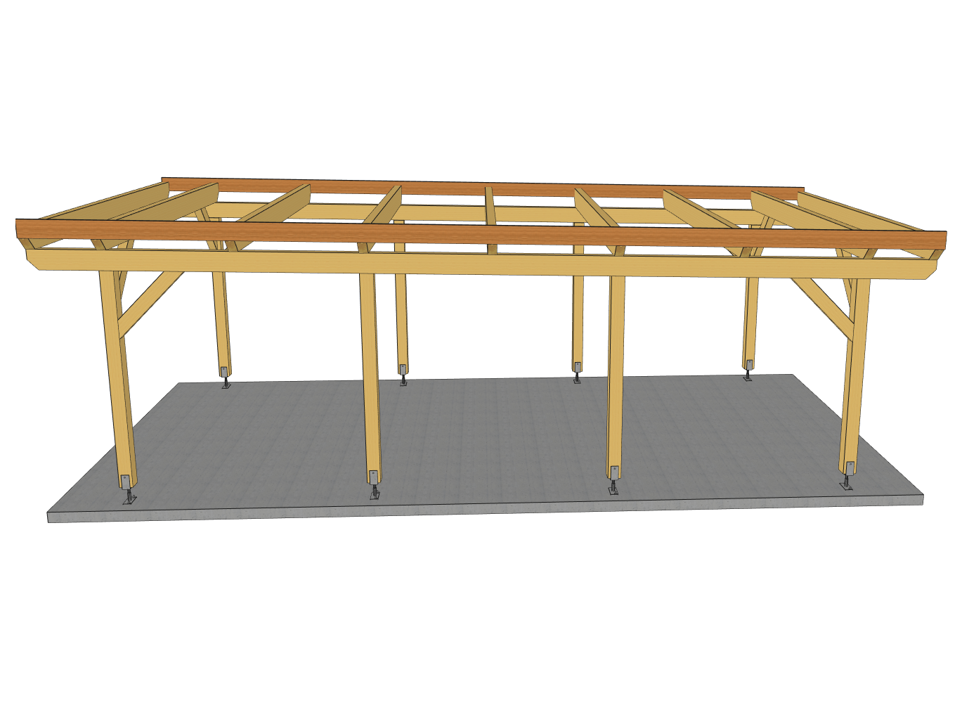 Carport Komplett - Bausatz - ATBULL
