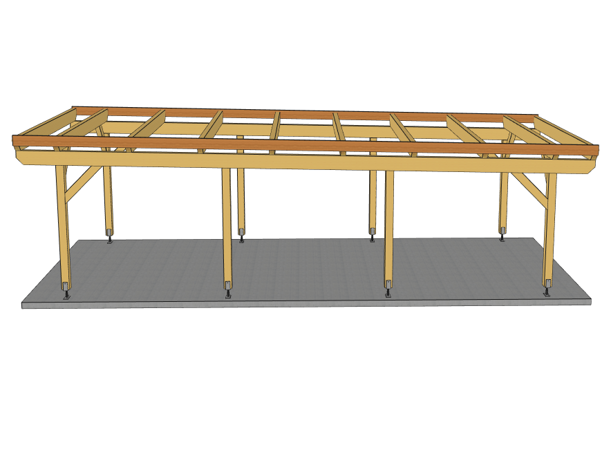 Carport Komplett - Bausatz - ATBULL