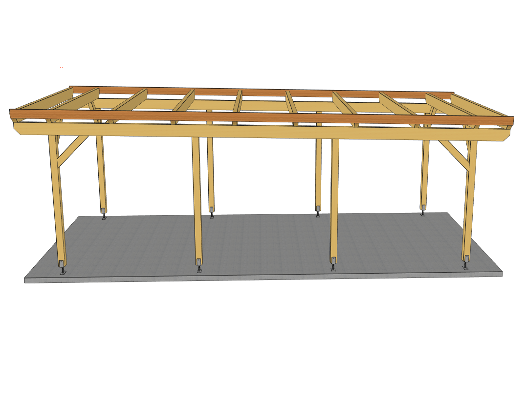 Carport Komplett - Bausatz - ATBULL