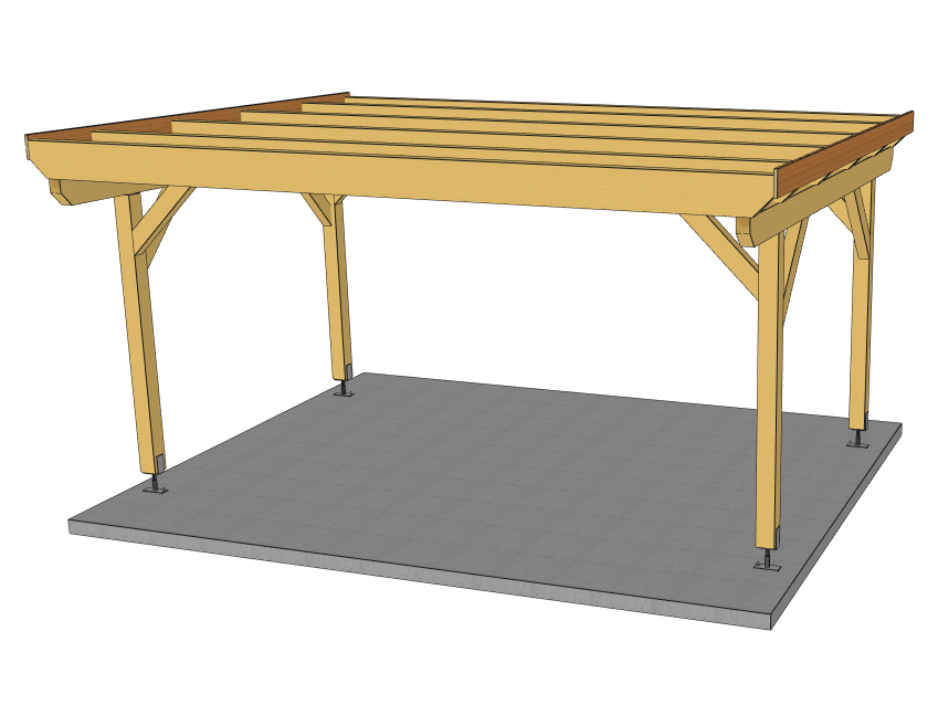 Carport Komplett - Bausatz - ATBULL