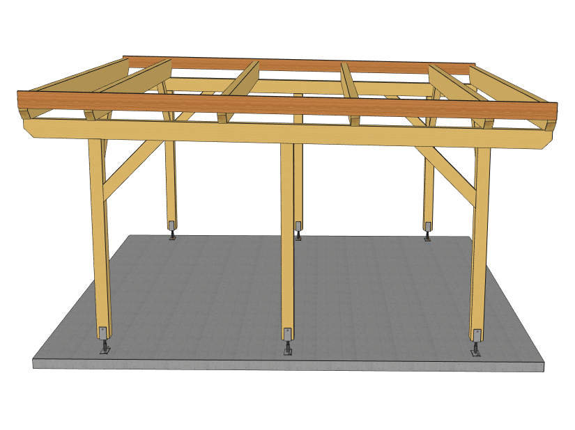 Carport Komplett - Bausatz - ATBULL