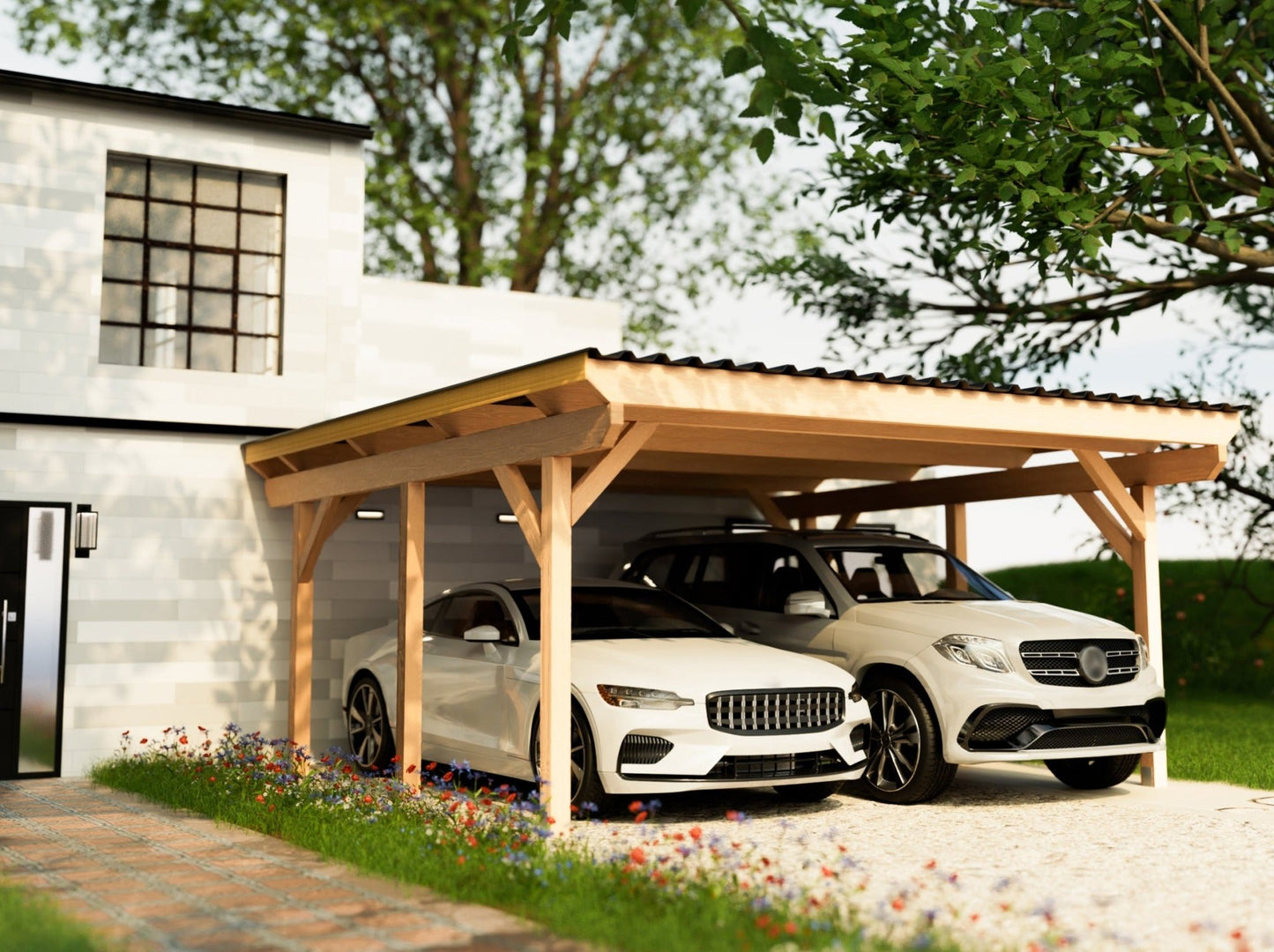 Carport Komplett - Bausatz - ATBULL