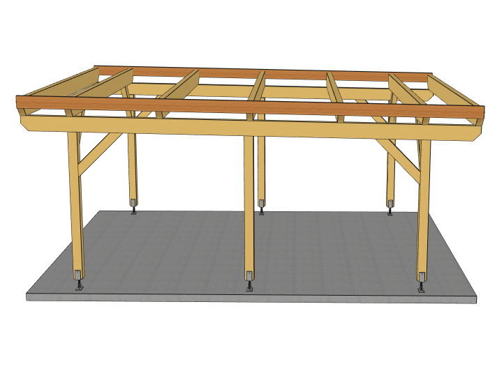 Carport Komplett - Bausatz - ATBULL