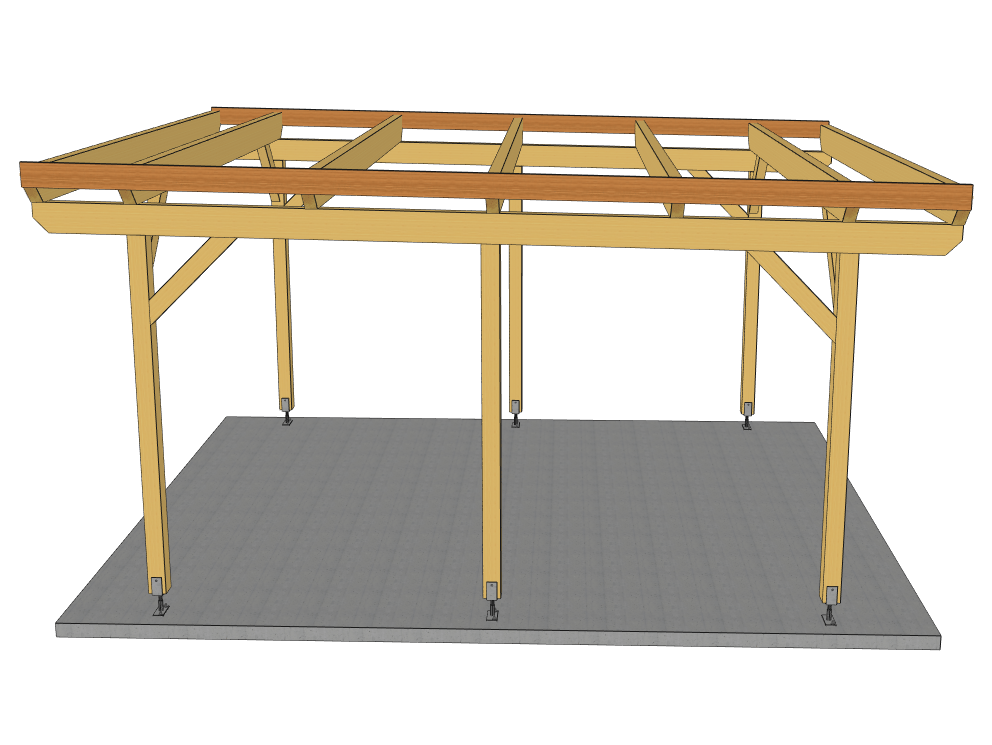 Carport Komplett - Bausatz - ATBULL
