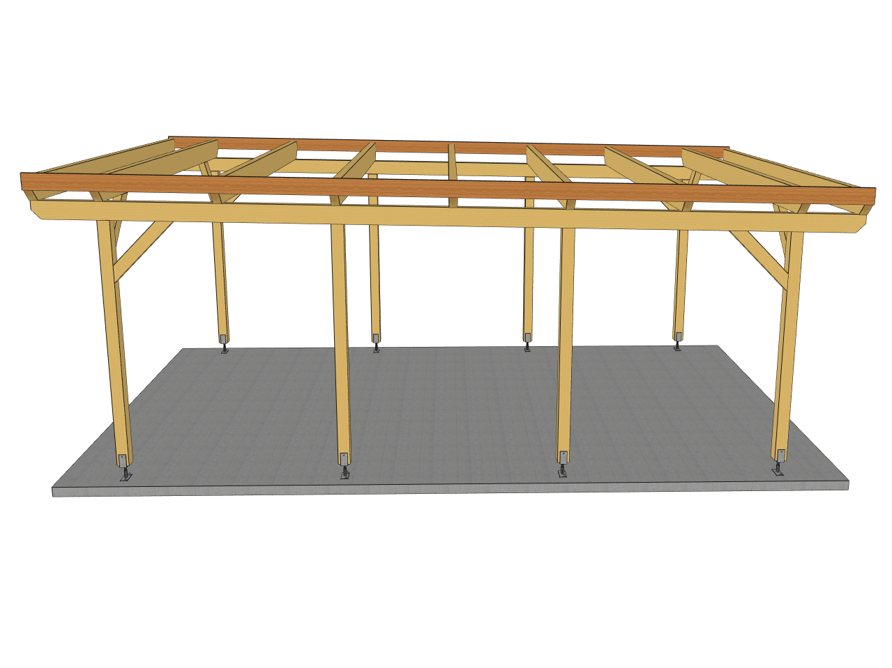 Carport Komplett - Bausatz - ATBULL