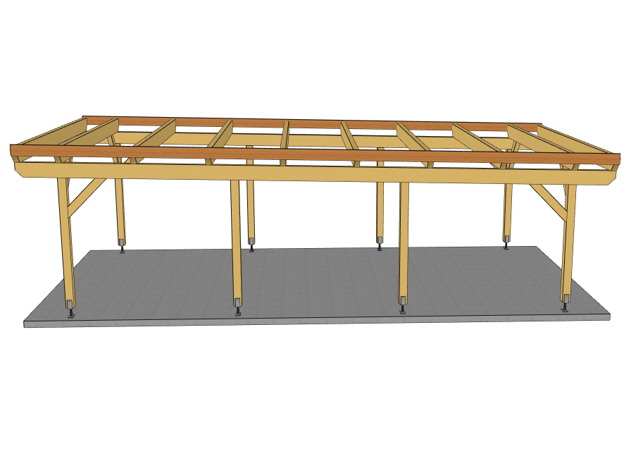 Carport Komplett - Bausatz - ATBULL