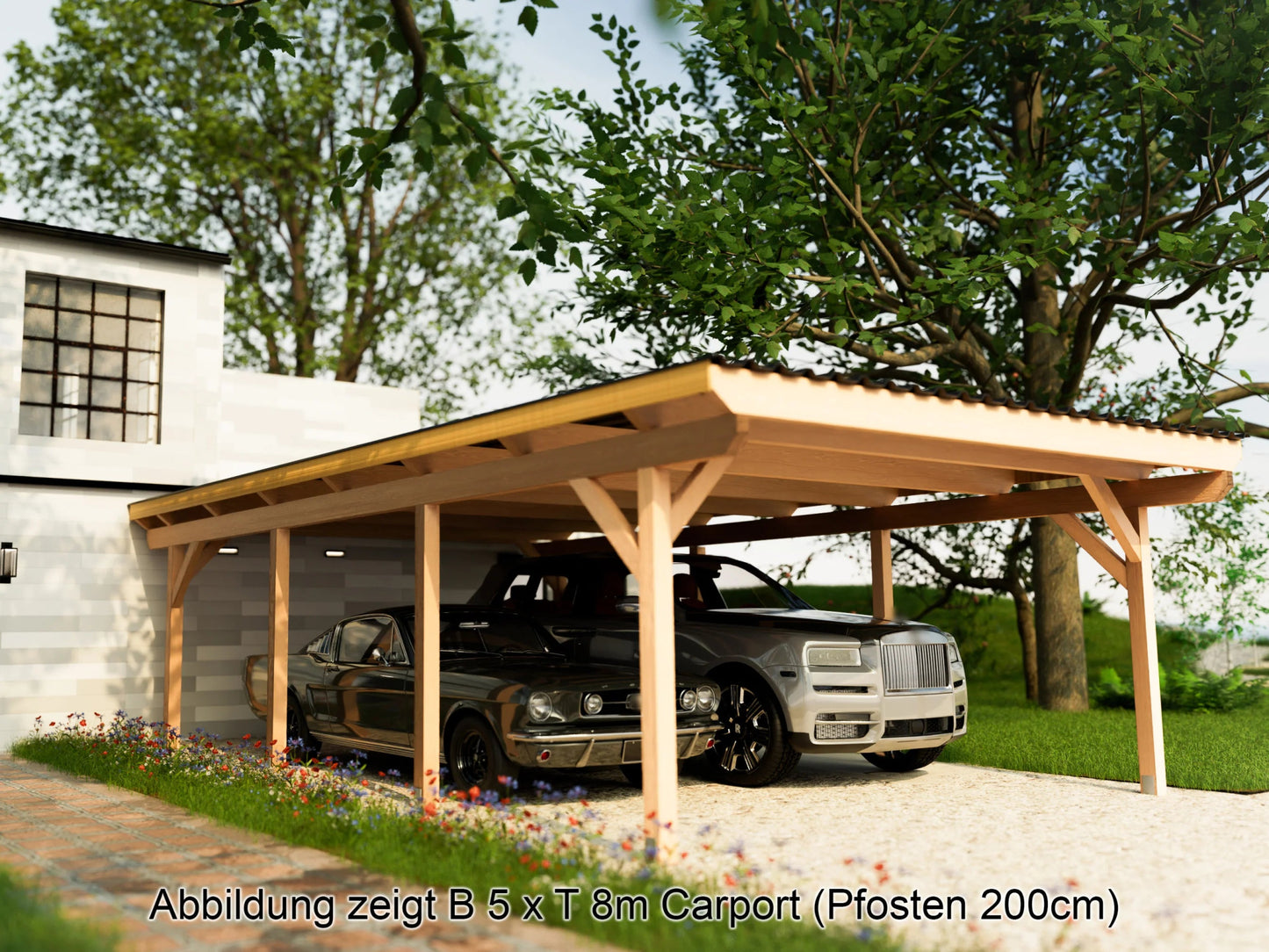 Carport Komplett - Bausatz - ATBULL