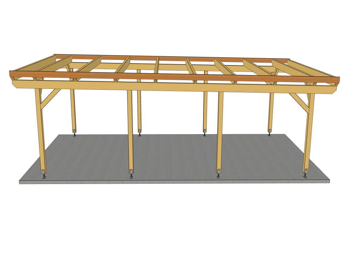 Carport Komplett - Bausatz - ATBULL