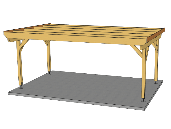 Carport Komplett - Bausatz - ATBULL