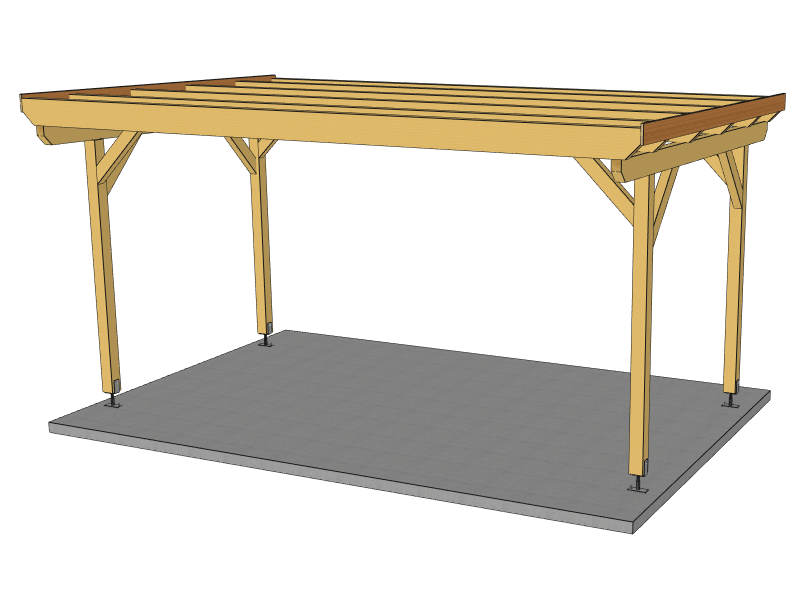 Carport Komplett - Bausatz - ATBULL