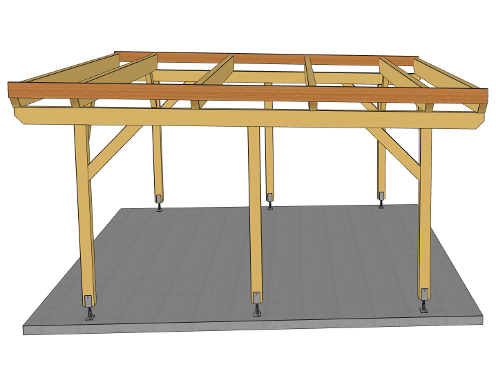 Carport Komplett - Bausatz - ATBULL