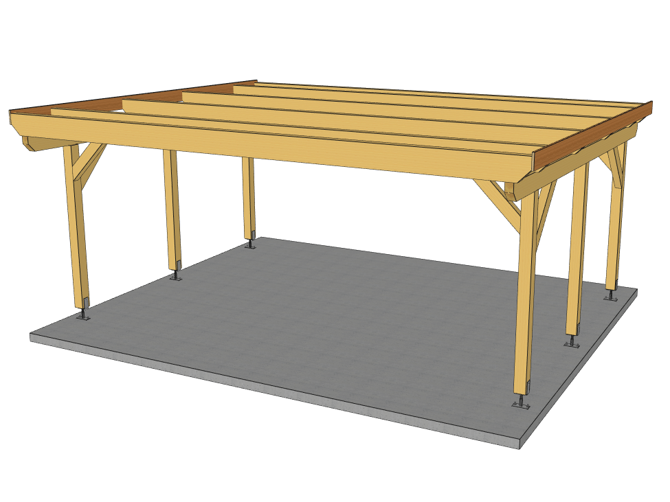 Carport Komplett - Bausatz - ATBULL