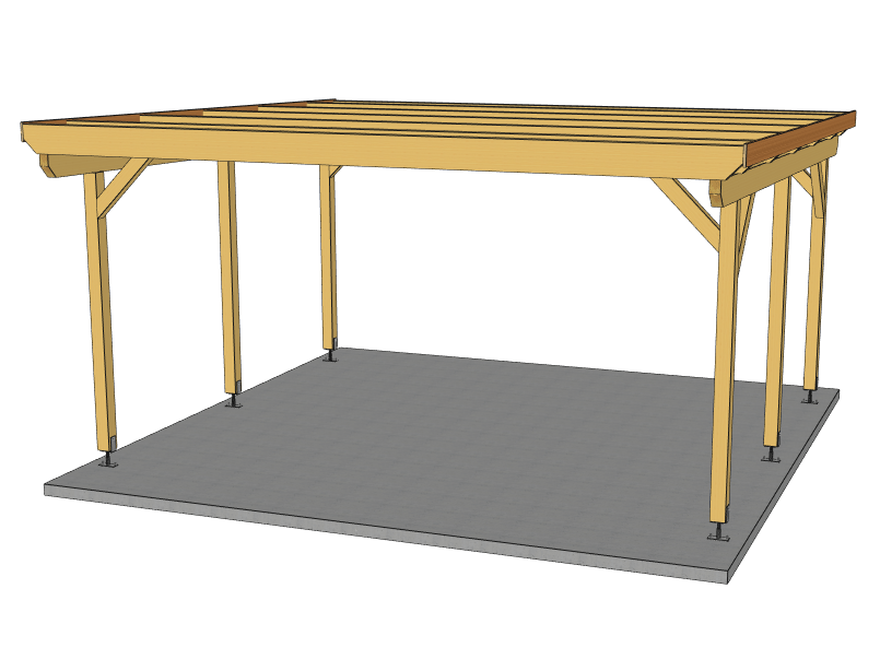 Carport Komplett - Bausatz - ATBULL