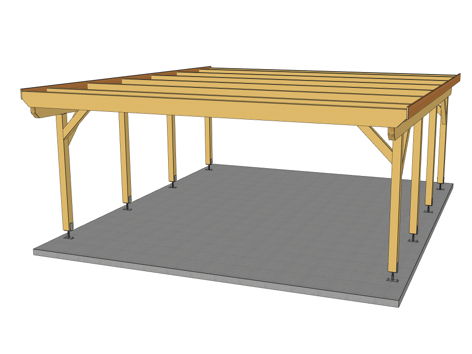 Carport Komplett - Bausatz - ATBULL