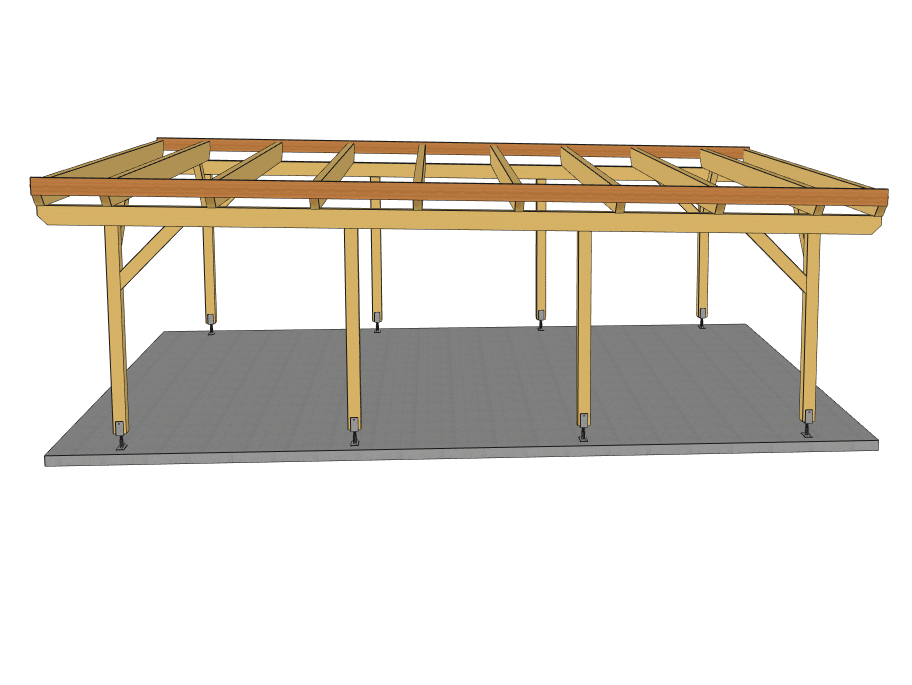 Carport Komplett - Bausatz - ATBULL