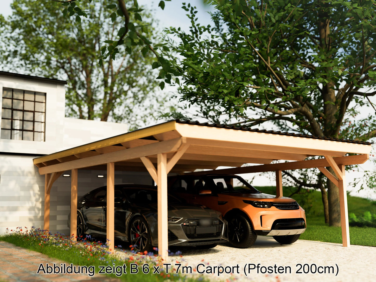 Carport Komplett - Bausatz - ATBULL