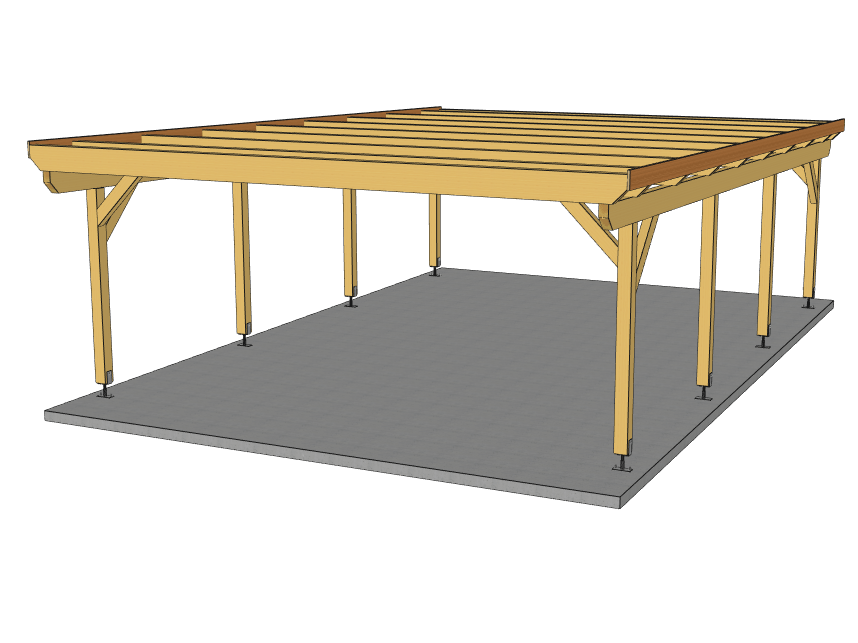 Carport Komplett - Bausatz - ATBULL