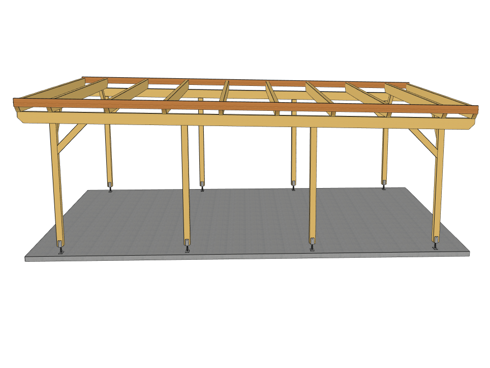 Carport Komplett - Bausatz - ATBULL