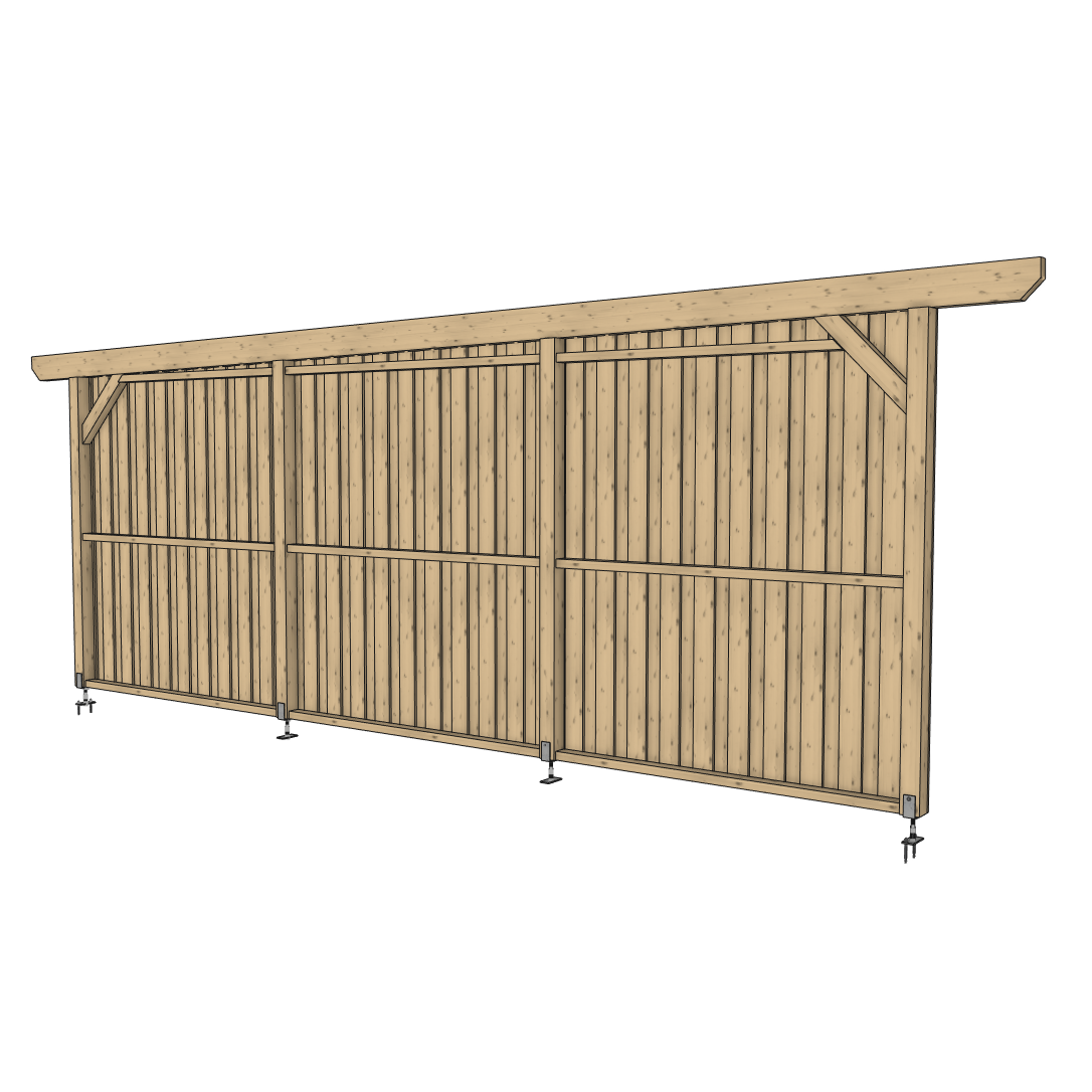 Seitenwand für ATBULL Carports