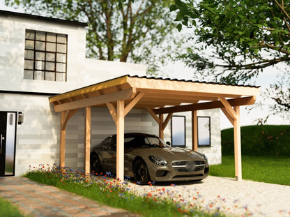 Carport Komplett-Bausatz inkl. Dach