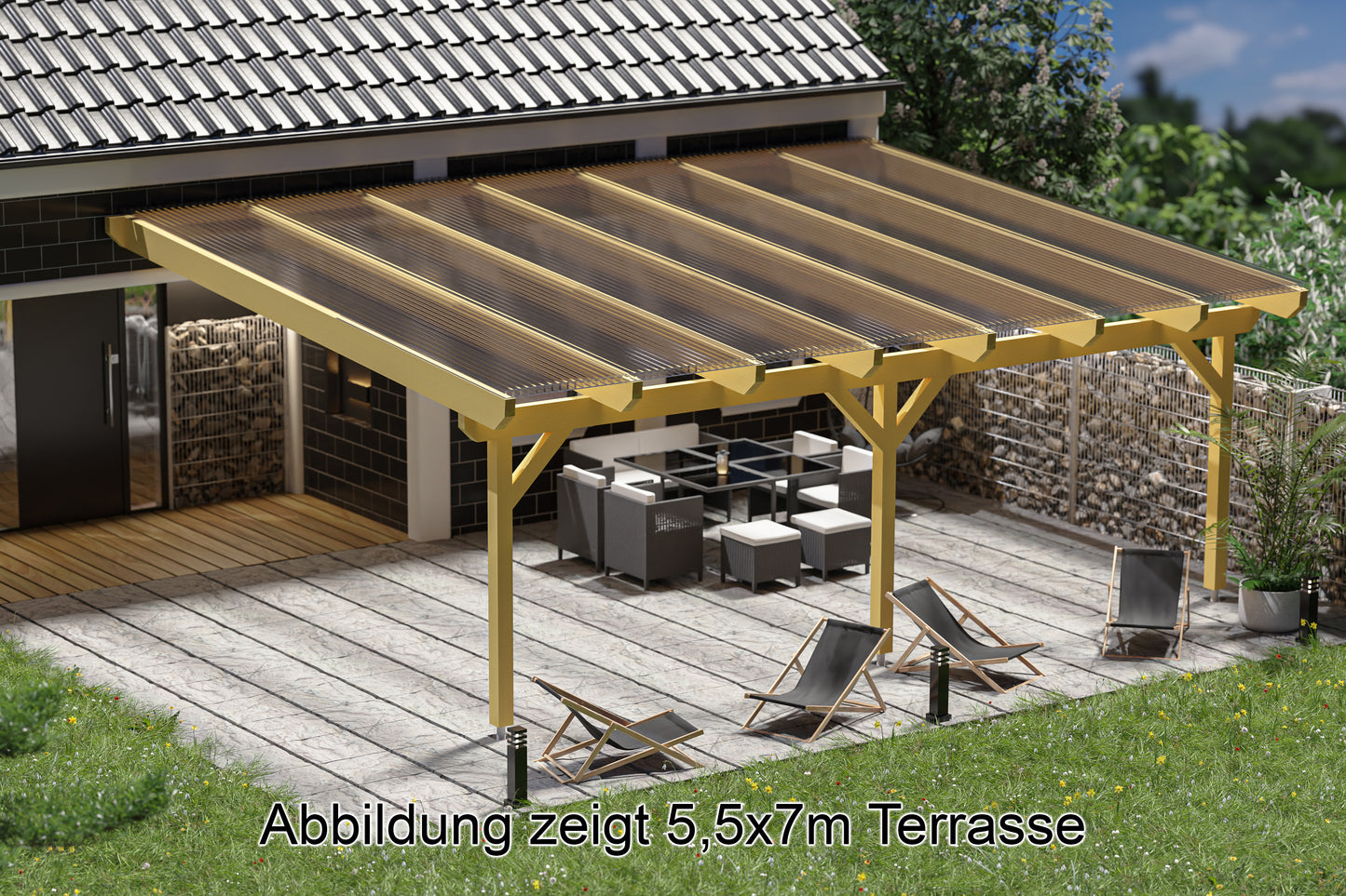 Terrassenüberdachung BSH Bausatz