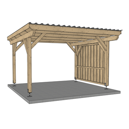 Seitenwand für ATBULL Carports