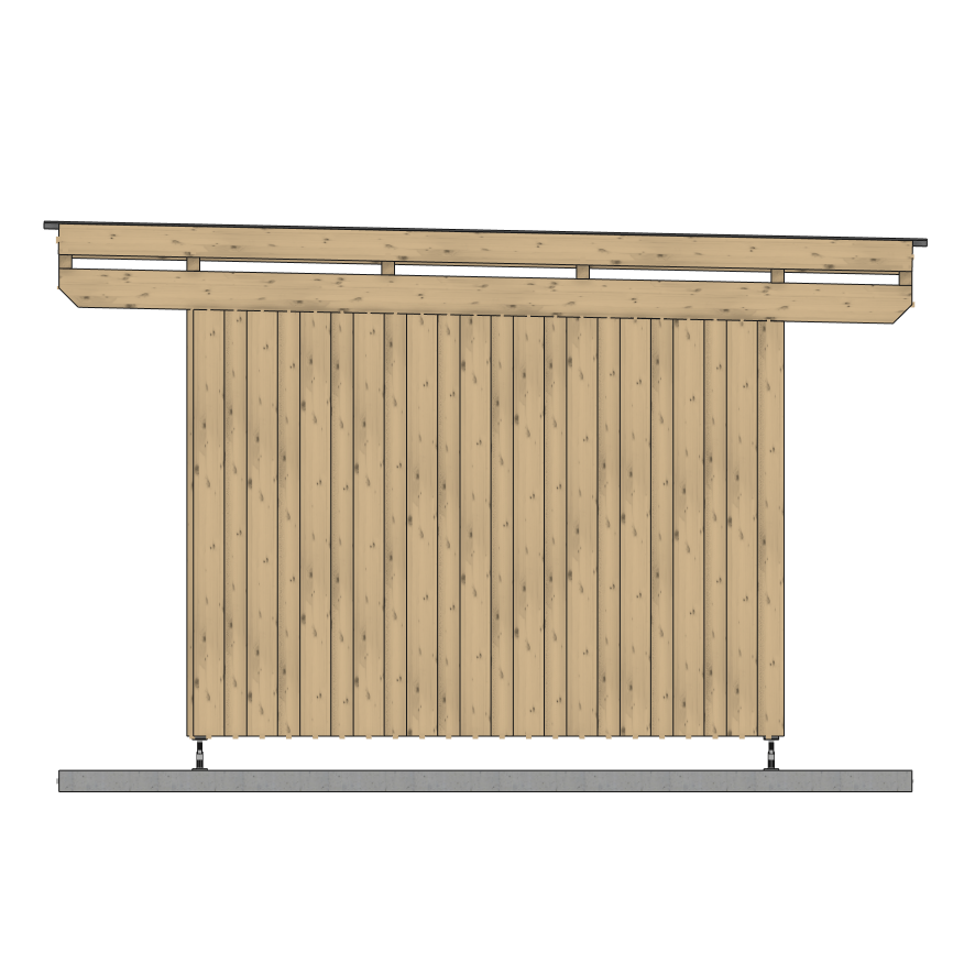 Seitenwand für ATBULL Carports