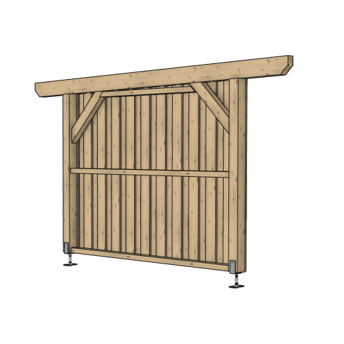 Seitenwand für ATBULL Carports