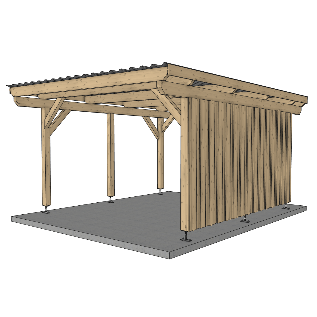 Seitenwand für ATBULL Carports