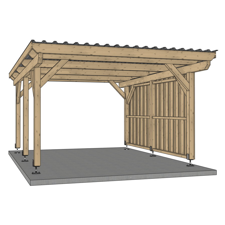 Seitenwand für ATBULL Carports