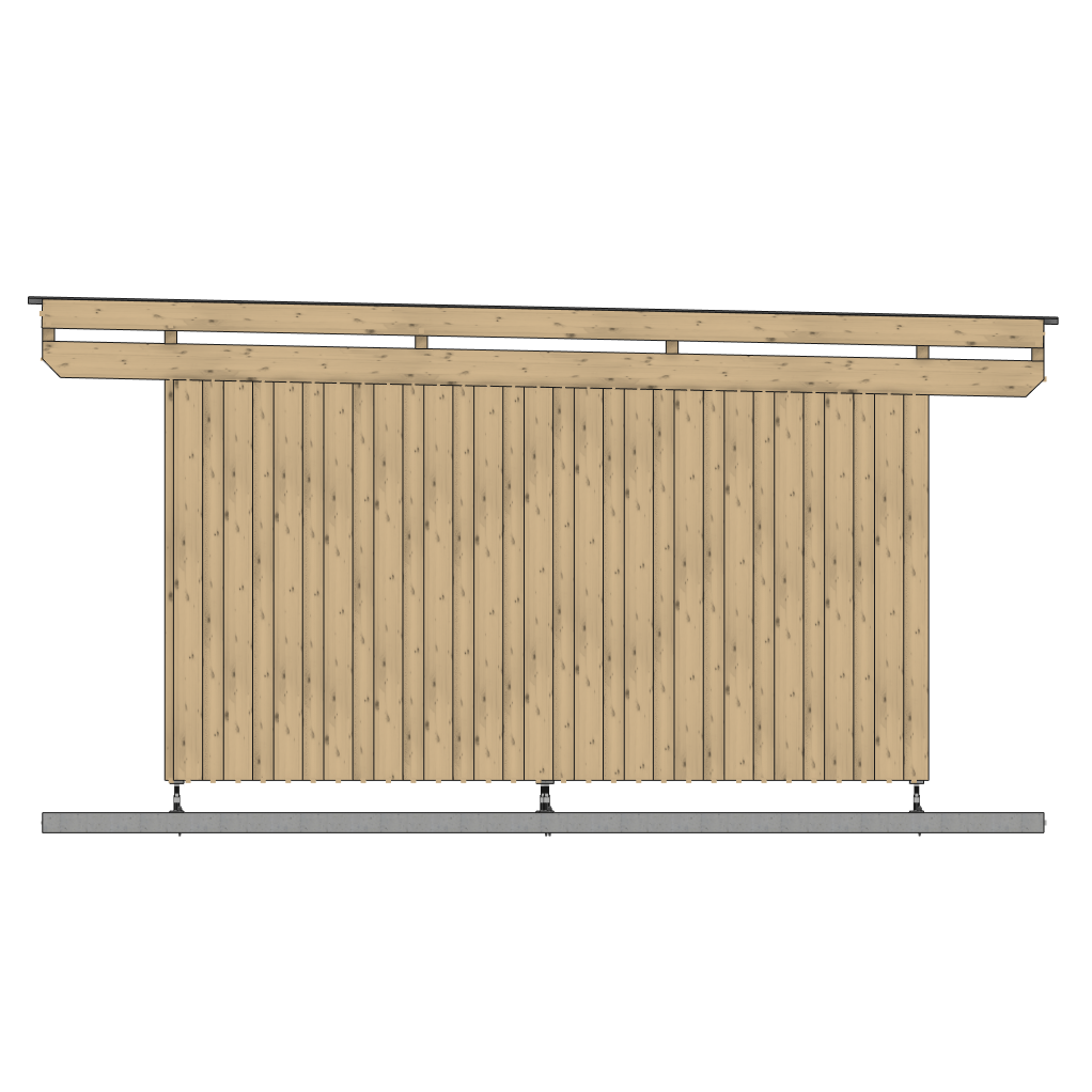 Seitenwand für ATBULL Carports