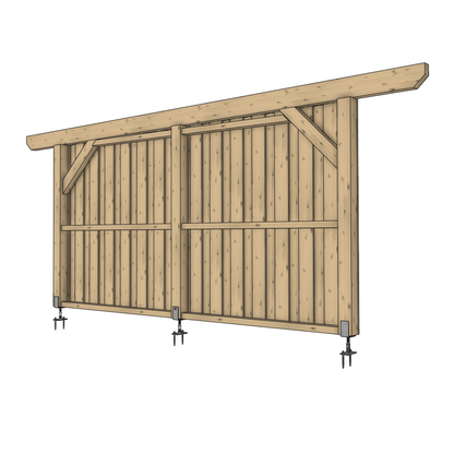 Seitenwand für ATBULL Carports