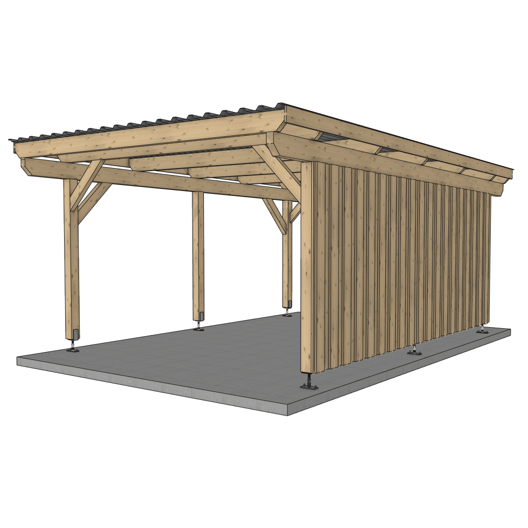 Seitenwand für ATBULL Carports