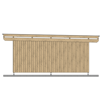 Seitenwand für ATBULL Carports