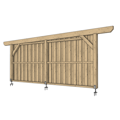Seitenwand für ATBULL Carports