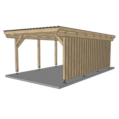 Seitenwand für ATBULL Carports