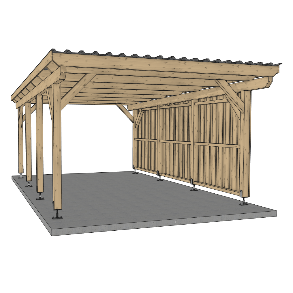 Seitenwand für ATBULL Carports