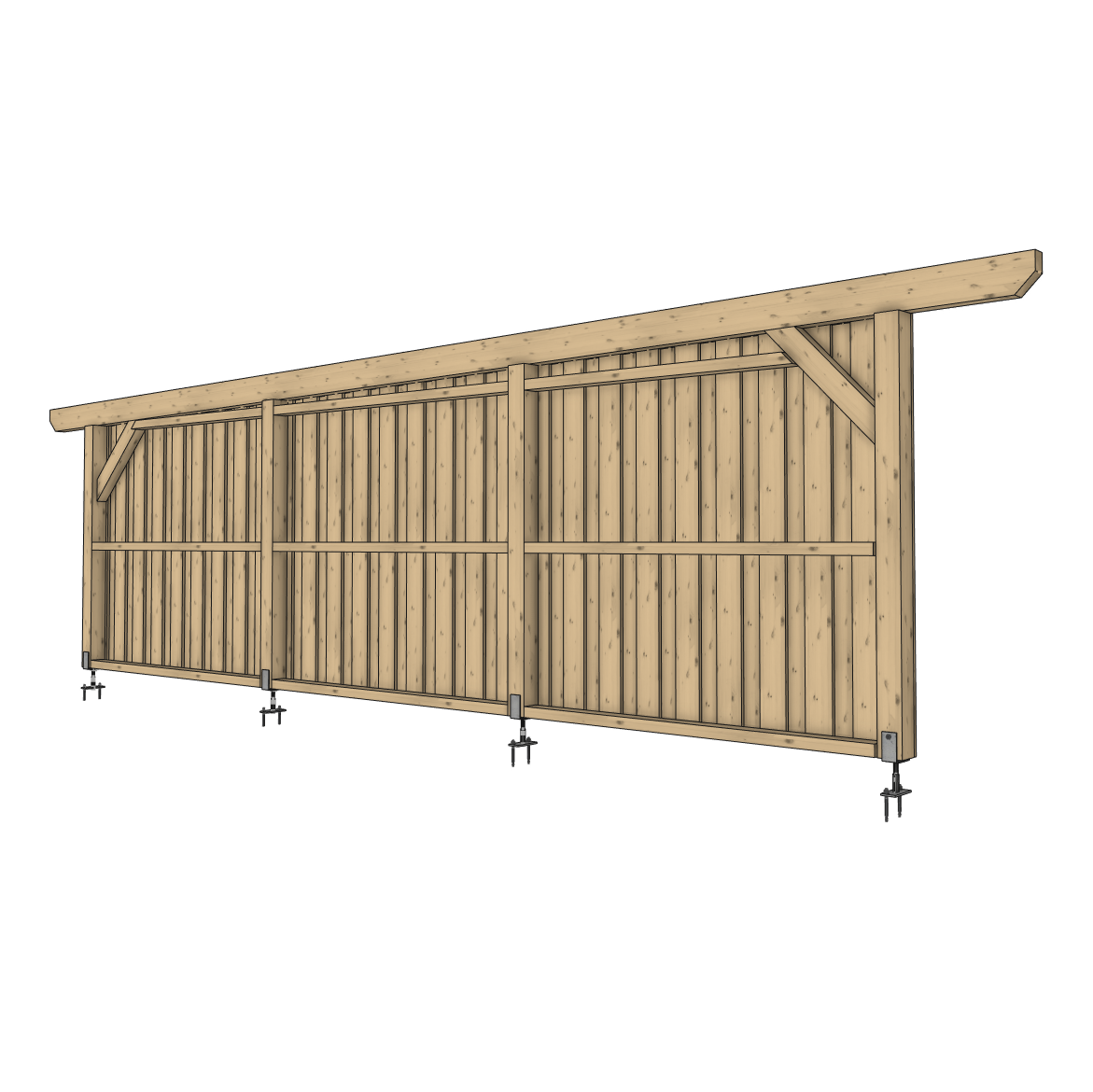 Seitenwand für ATBULL Carports