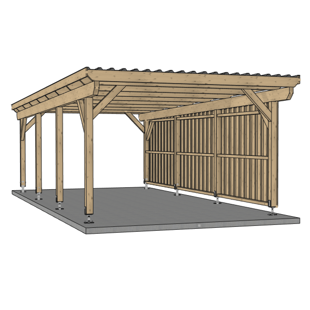 Seitenwand für ATBULL Carports
