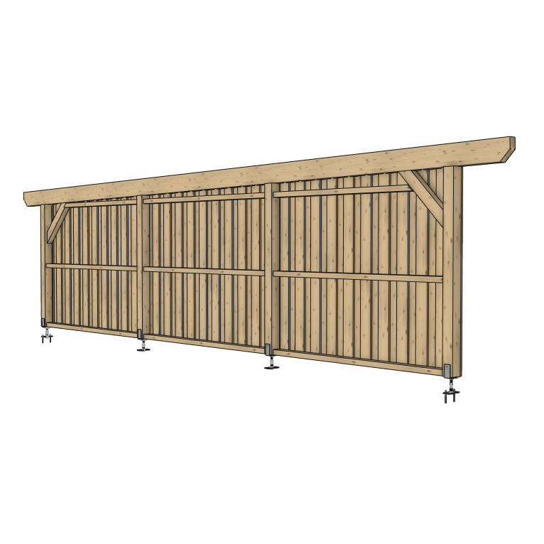 Seitenwand für ATBULL Carports