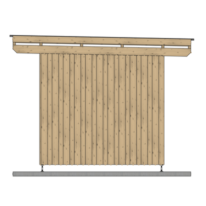 Seitenwand für ATBULL Carports