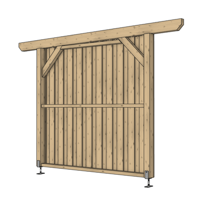 Seitenwand für ATBULL Carports