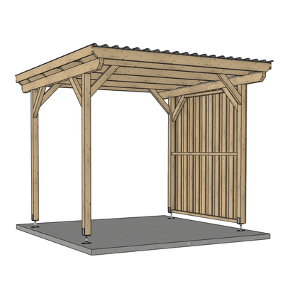 Seitenwand für ATBULL Carports